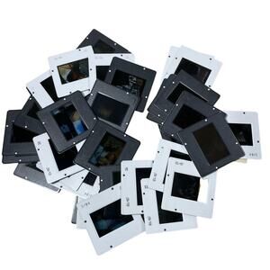 Vintage/Retro 35mm Projector Slides - Artwork - Set of 100 - Upcycling Supplies